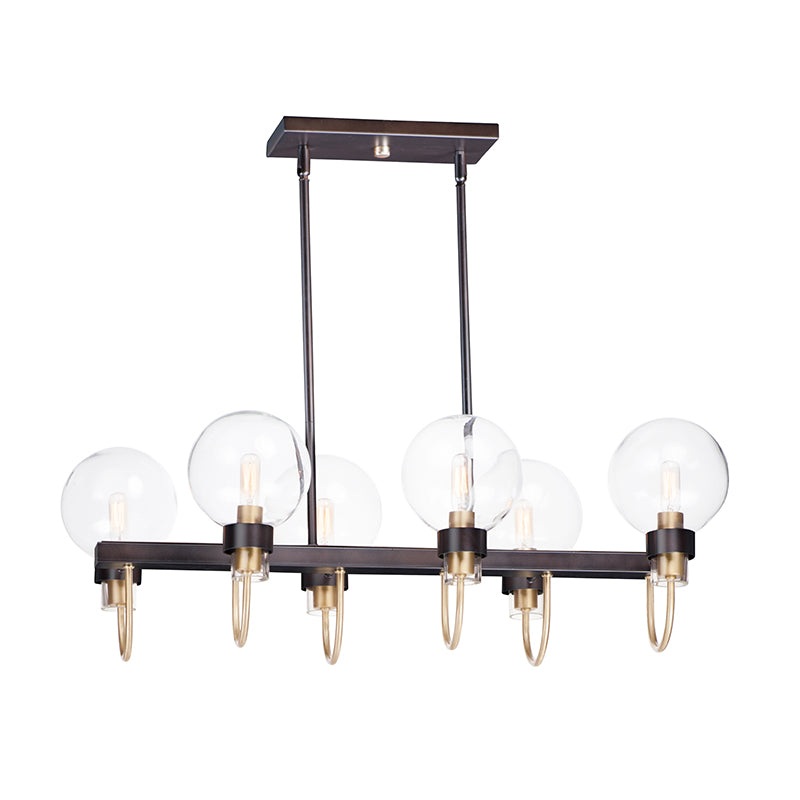 Maxim 30519 Bauhaus 6-lt 31.5" Linear Chandelier