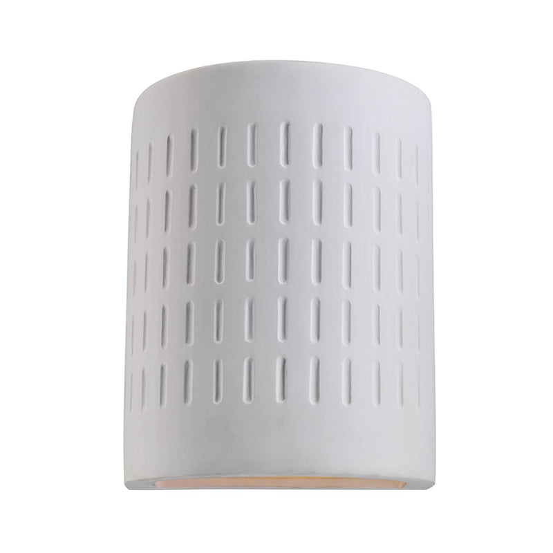 83046EN3 Paintable Ceramic Sconces 1-lt 8" LED Outdoor Wall Lantern