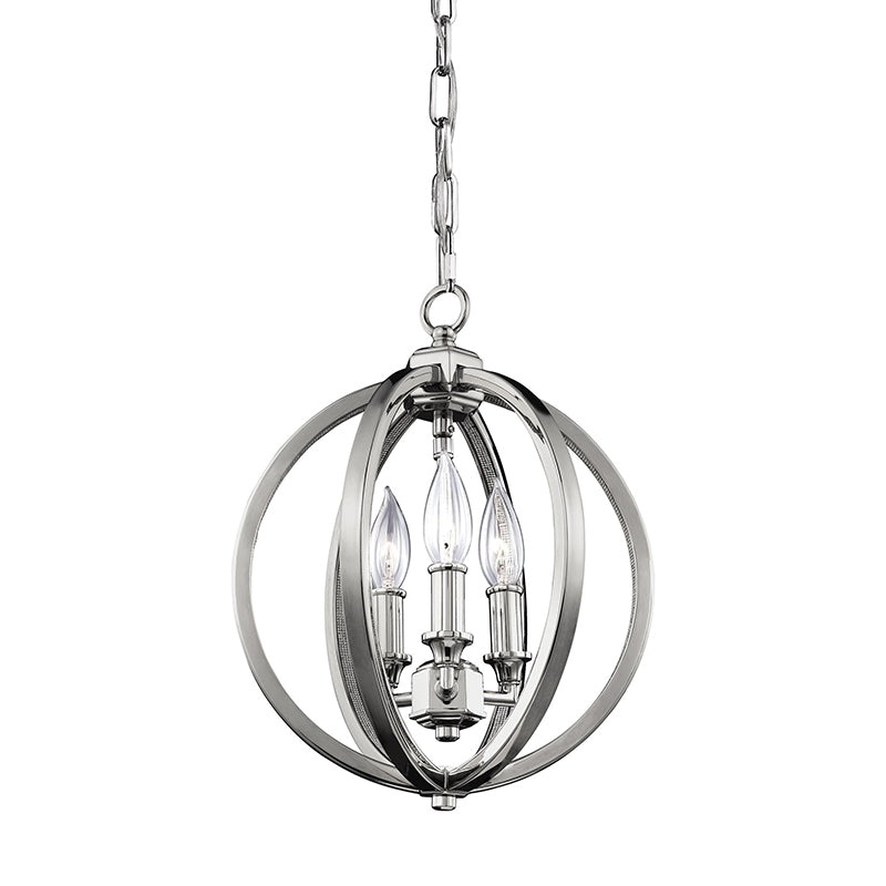 Visual Comfort F3059 Corinne 3-lt Globe Small Pendant