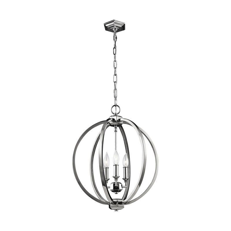 Visual Comfort F3060 Corinne 3-lt Globe Medium Pendant