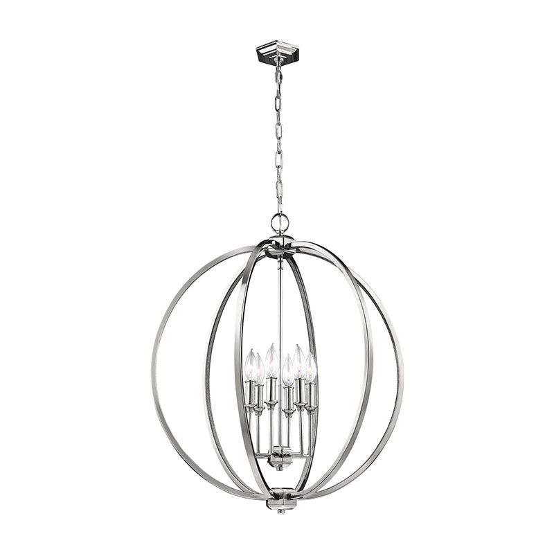 Visual Comfort F3061 Corinne 6-lt Globe Large Pendant