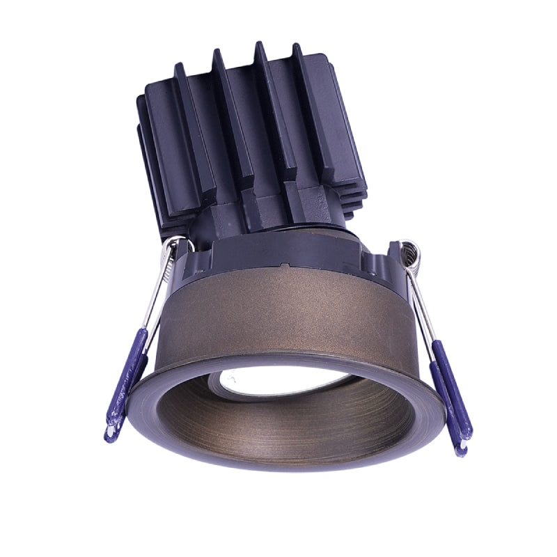 Lotus LRG3-HO-TT 3" LED High Output Round Regressed Gimbal Thin Trim, Dim to Warm