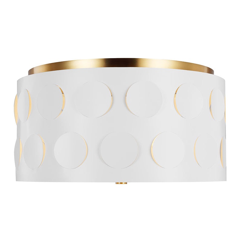 Visual Comfort KSF1013 Dottie 3-lt 18" Flush Mount