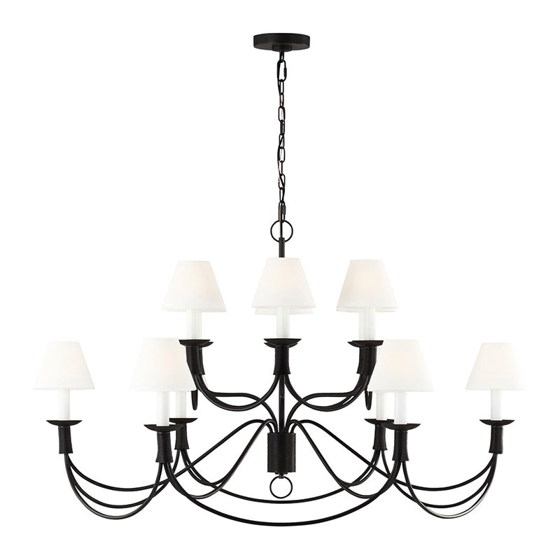 Visual Comfort LC12012 Sullivan 12-lt 42" Chandelier