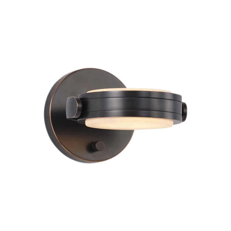 Alora WV325106 Blanco 1-lt 7" LED Wall Sconce