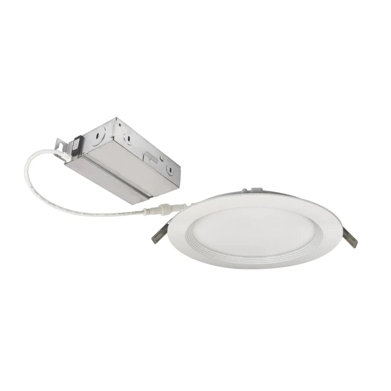 Nora NEFLINTW-R6MPW 6" E-Series FLIN Round LED Downlight, 27K/30K/35K/40K/50K Selectable, 120-277V