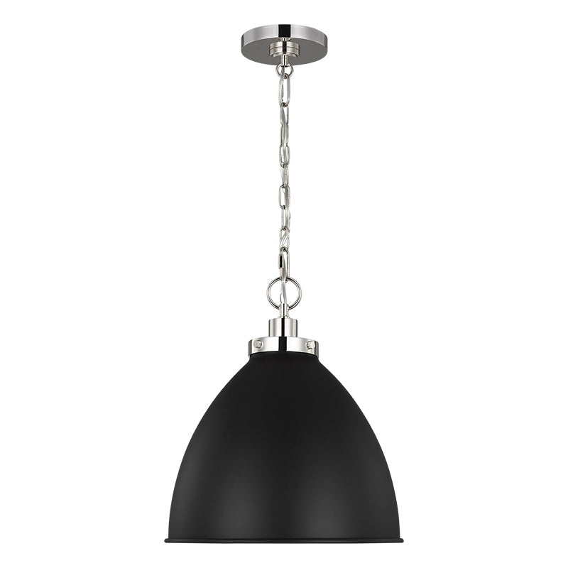 Visual Comfort CP1291 Wellfleet 1-lt 14" Dome Pendant