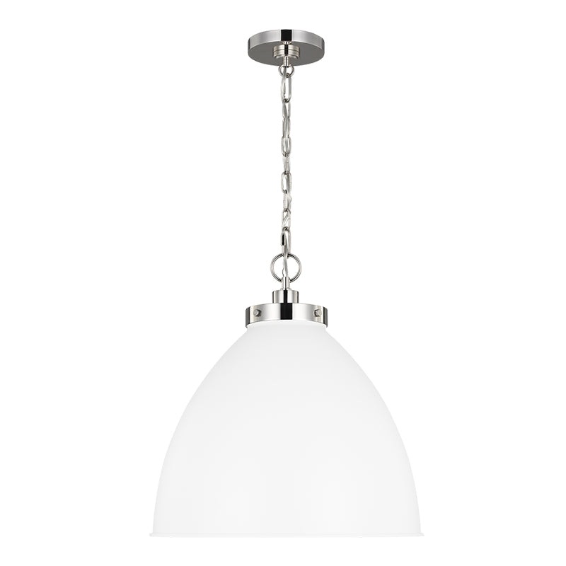 Visual Comfort CP1301 Wellfleet 1-lt 18" Dome Pendant