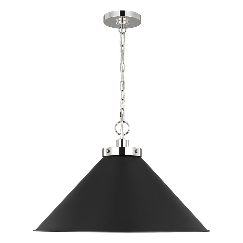 Visual Comfort CP1311 Wellfleet 1-lt 24" Cone Pendant