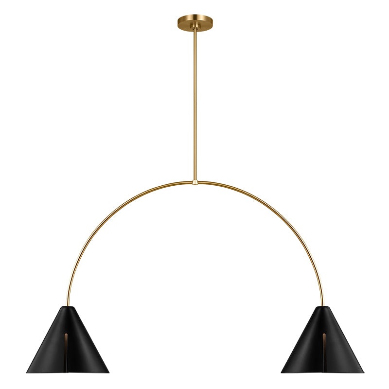 Visual Comfort KC1102 Cambre 2-lt 48" LED Linear Chandelier