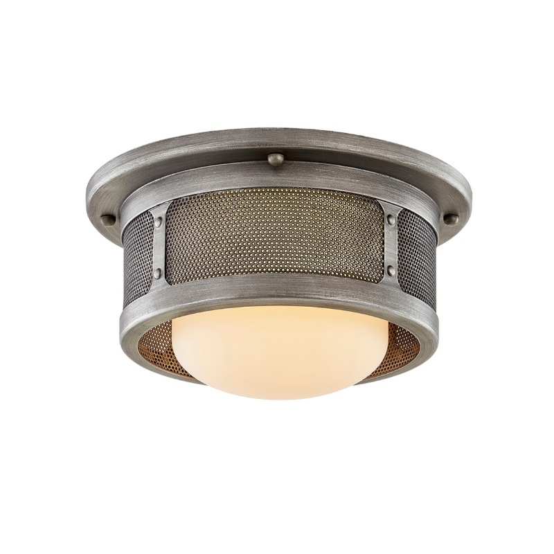 Troy C7370 Bauer 1-lt 12" Flush Mount