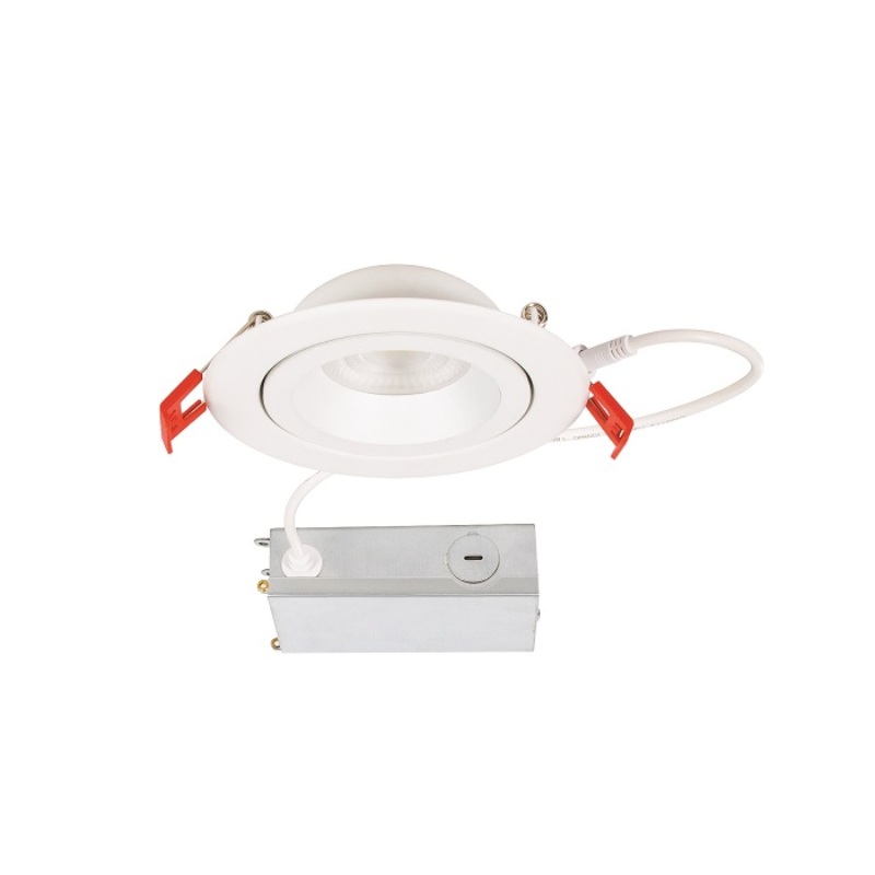 WAC R4ERA2R Lotos Regress 4" LED Adjustable Canless Downlight, CCT Selectable
