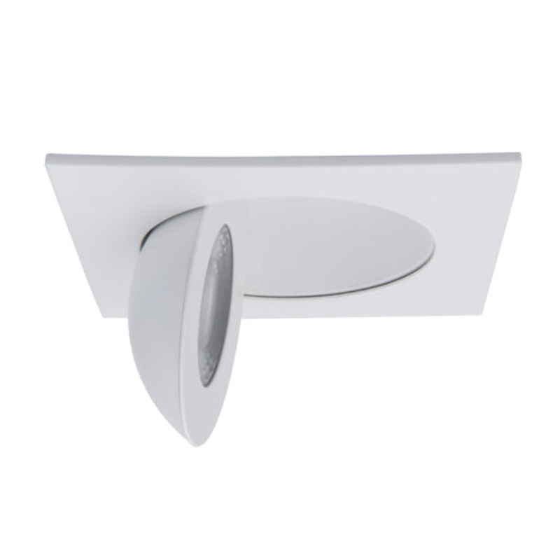 WAC R4ESAR Square Lotos 4" Square Adjustable Canless Downlight, CCT Selectable