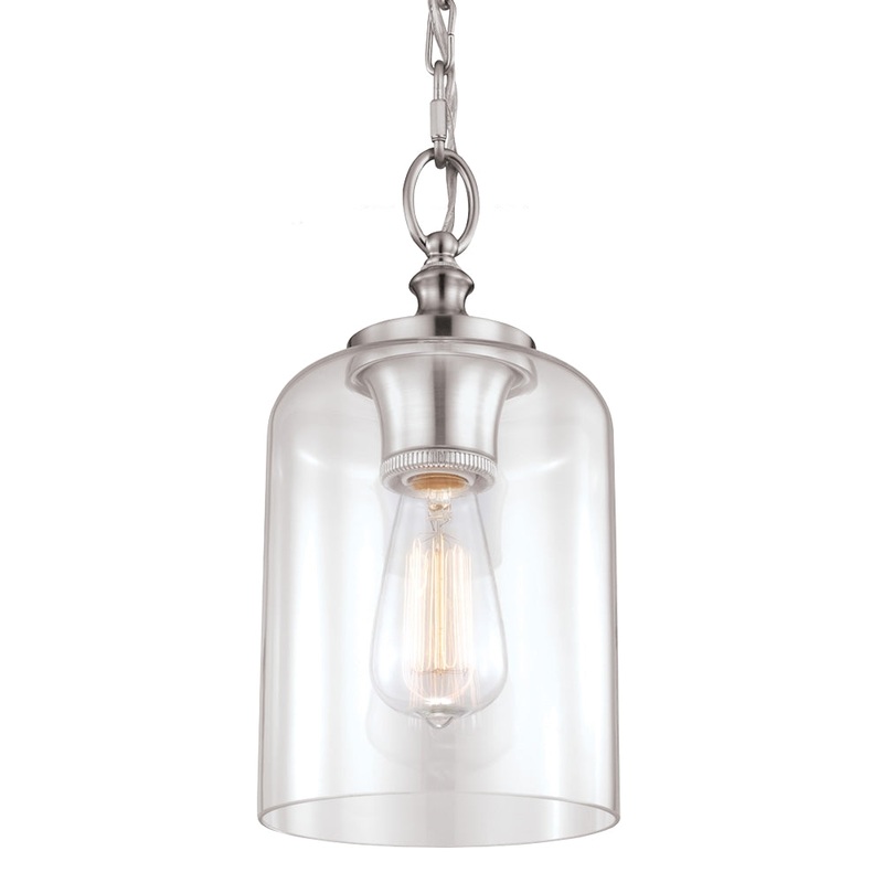 Visual Comfort P1310 Hounslow 6" Wide Mini Pendant with Clear Glass