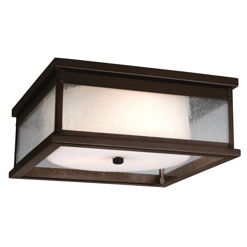 Visual Comfort OL11113 Pediment 3-lt Outdoor Flush Mount