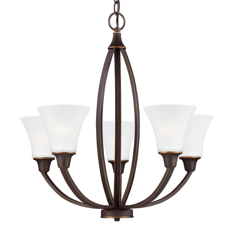 3113205 Metcalf 5-lt Chandelier