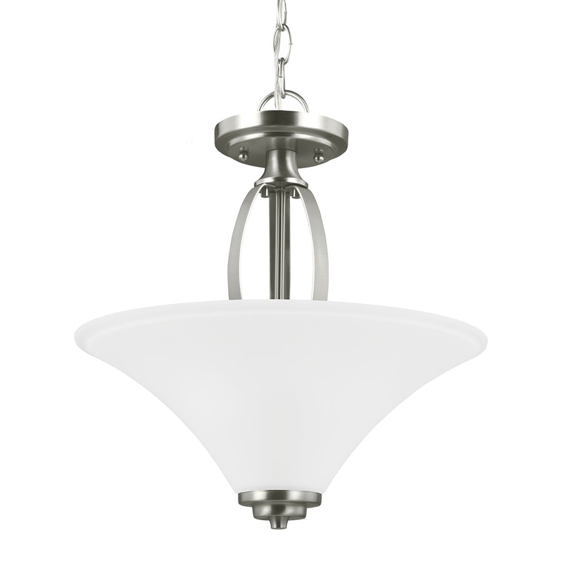 7713202 Metcalf 2-lt Semi-Flush Convertible Pendant