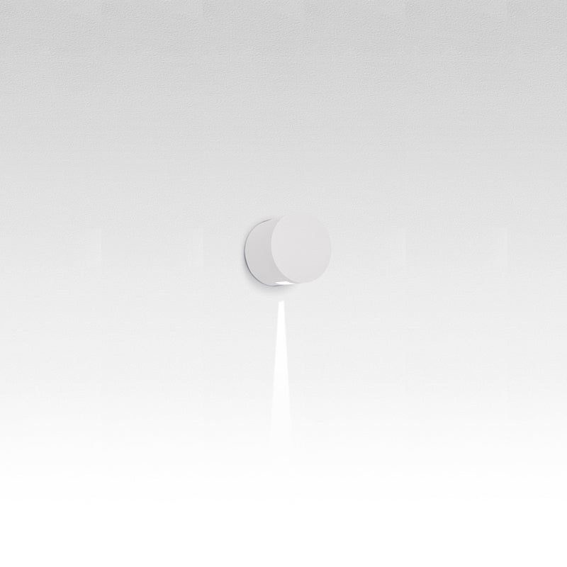 Artemide Effetto Round 1 Narrow Beam LED Outdoor Wall Light