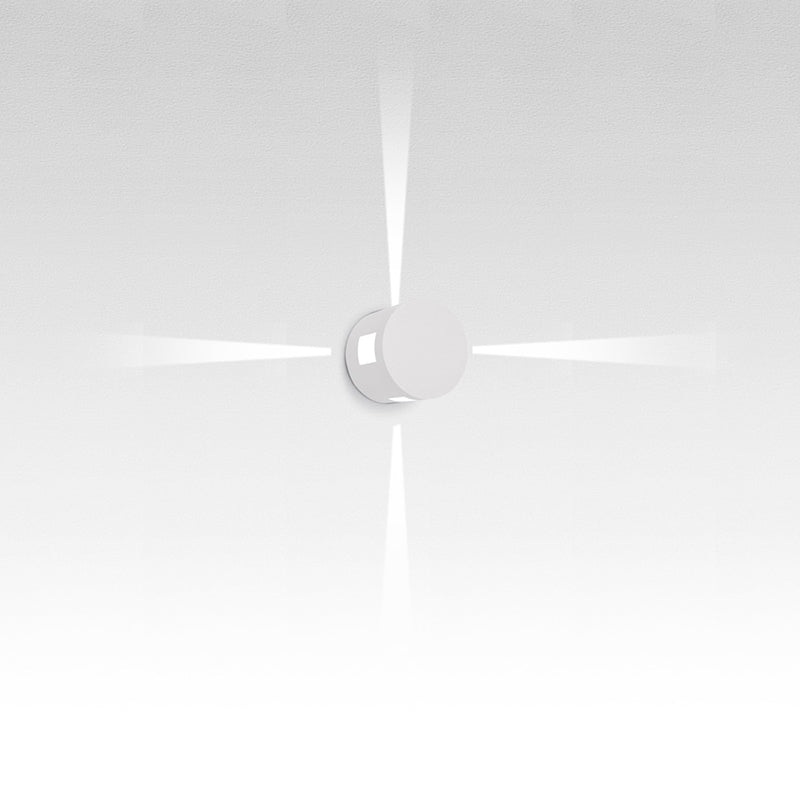 Artemide Effetto Round 4 Narrow Beam LED Outdoor Wall Light