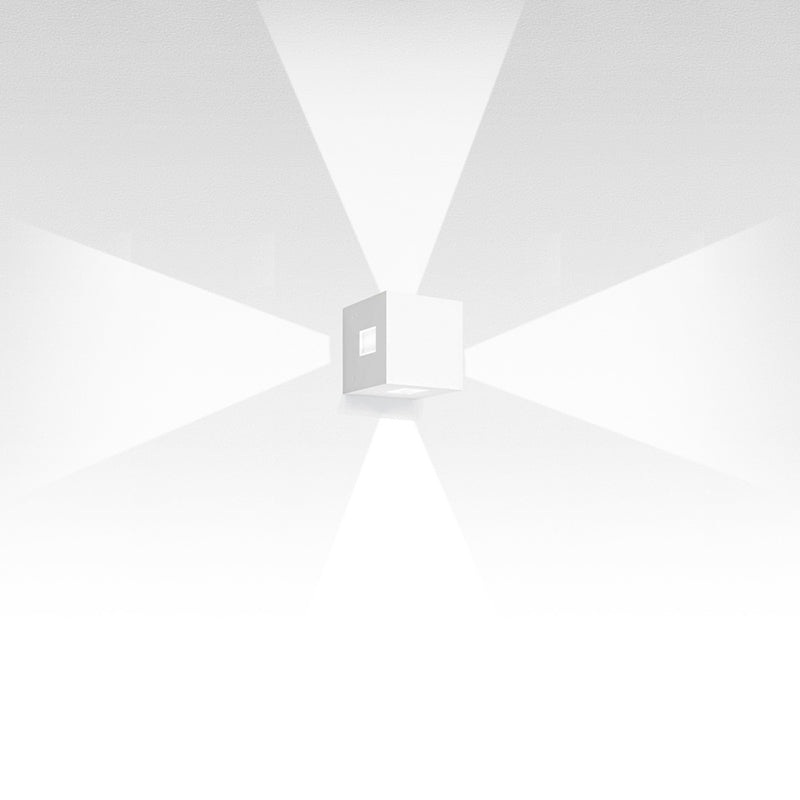 Artemide Effetto Square 4 Large Beam LED Outdoor Wall Light