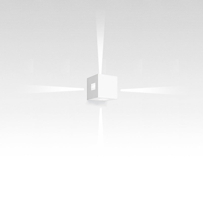 Artemide Effetto Square 4 Narrow Beam LED Outdoor Wall Light