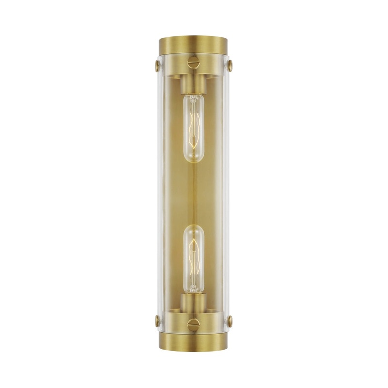 Visual Comfort CW1002 Garrett 2-lt 18" Tall Vanity Light